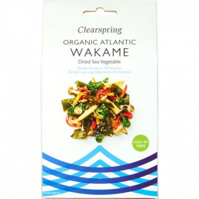 Alge Wakame Bio 25 grame Clearspring foto