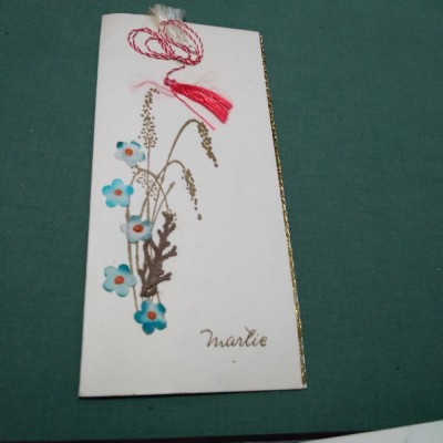 CARTE POSTALA FELICITARE MARTISOR CIRCULATA foto
