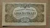 100 Lei - 1944 Comandamentul Armatei Rosii, Ocupatia Rusa . Cel mai mic pret ! Okazie