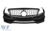 Bumper frontal A Design tip 63 potrivit pentru Mercedes CLS C218 2011-2015 cu grila GT crom/negru si elemente din lac negru Performance AutoTuning