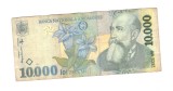 Bancnota 10000 lei 1999, circulata, stare buna