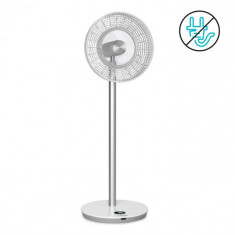 Klarstein Whisperwind Wireless, ventilator de podea, 12 &amp;amp;#039;, 9 palete, baterie, 30 W, alb foto