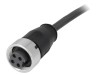 Conector HARTING 7/8 mufă 4 pini drept cu cablu 10m
