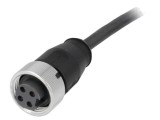 Conector HARTING 7/8 mufă 4 pini drept cu cablu 10m