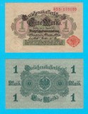 Germania (p#51) 1 Mark 1914 UNC &#039;Sigiliu Roșu&#039; serie: 433.110195