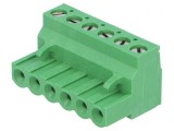 Regletă de conexiuni deconectabilă 5,08mm 6 piste, TE Connectivity