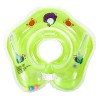 Colac gat bebelusi Edman MTR1, 0-24 luni, verde, cureluse ajustabile, siguranta &amp; distractie, piscina/cada, 3-15 kg