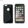 Husa Silicon S-Line Neagra pentru Apple iPhone 6 Plus - Protectie Flexibila