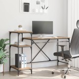 vidaXL Birou Stejar Artizanal 135 x 50 x 90 cm Lemn compozit 881283
