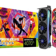 Placa video ZOTAC GeForce RTX 4070 Ti AMP AIRO SPIDER-MAN™: Across the Spider-Verse Bundle 12GB GDDR6X 192-bit DLSS 3.0
