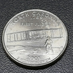 SUA Quarter Dollar North Carolina 2001