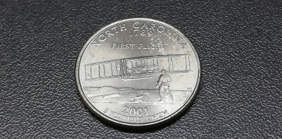 SUA Quarter Dollar North Carolina 2001 foto