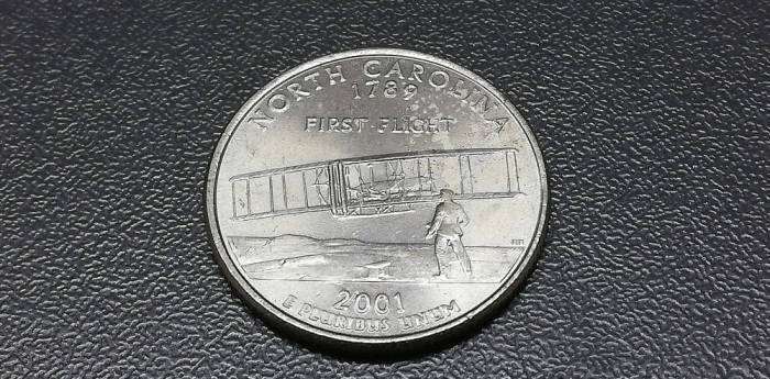SUA Quarter Dollar North Carolina 2001