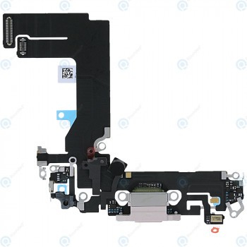 Conector de &amp;icirc;ncărcare flex roz pentru iPhone 13 mini foto