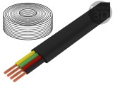 Cablu telecomunicații Logilink CCA Negru 4 Miezuri Neecranat 100m CM04