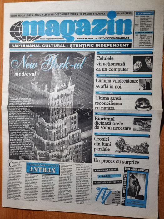magazin 18 octombrie 2001-art nicole kidman,halle berry,salma hayek,j lo,b.fonda