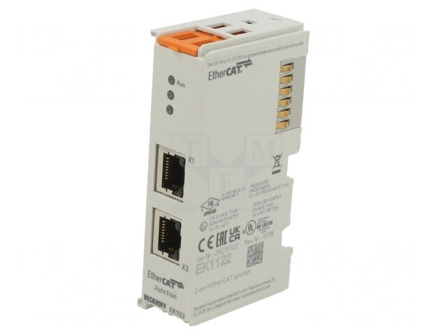 Adaptor RJ45 Dual EtherCAT IP20