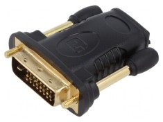 Adaptor DVI-D 24 1 mufă la HDMI soclu negru