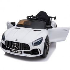 Masinuta Masina Electrica Copii Mercedes Benz AMG Alba + LIVRARE GRATUITA
