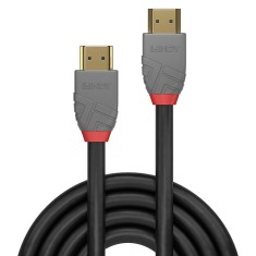 Cablu Lindy 0.5m High Speed HDMI, Anthra foto
