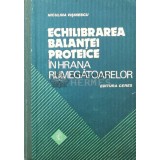 Echilibrarea balantei proteice in hrana rumegatoarelor - 1982 - Niculina Visinescu ($Q39)