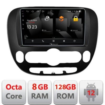 Navigatie Kia Soul 2014-2019 Android radio gps internet quad core 8+128 carplay android auto CarStore Technology foto