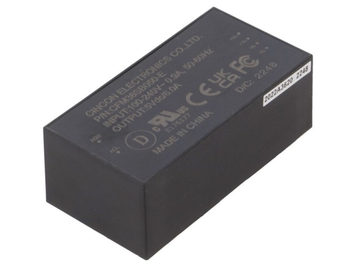Convertor AC/DC 36W 5VDC CFM36SB050-E