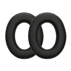 Set 2 Perne de urechi Kwmobile pentru Bowers &amp; Wilkins PX7 S2, Negru, Piele ecologica, KWM000025IV001C