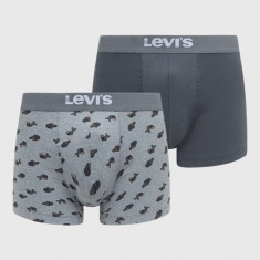 Levi's boxeri 2-pack barbati, culoarea gri