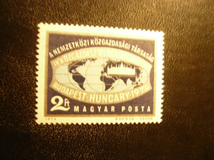 Serie 1 valoare Ungaria 1974 - Congres Economic Mondial Budapesta