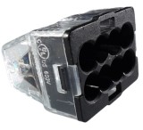 Set 50 buc clema legatura 8 fire conectare rapida 1-2.5mm2 24A