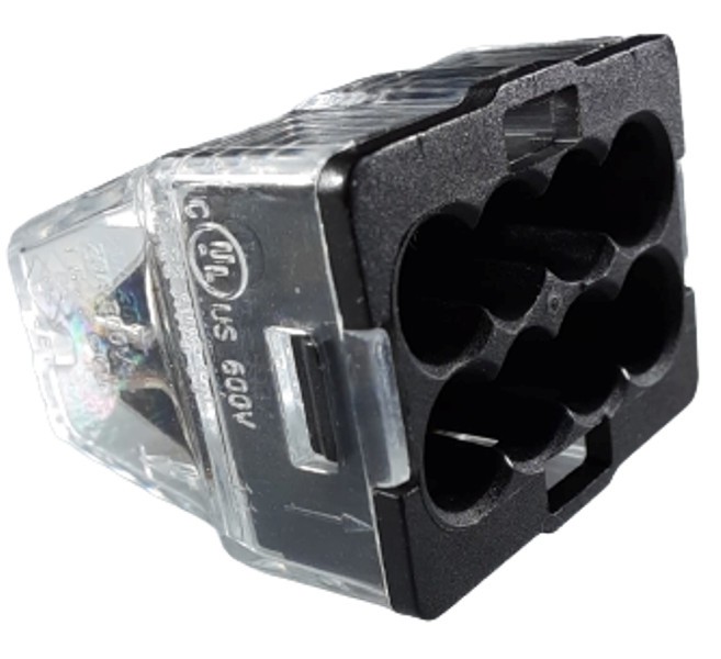 Set 50 buc clema legatura 8 fire conectare rapida 1-2.5mm2 24A