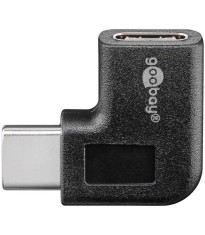 Adaptor USB 3.1 TYPE C - TYPE C 90 Grade 5Gbps potrivit pentru MacBook Goobay 45402 foto