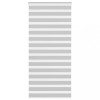 Jaluzea tip zebra gri deschis lățime țesătură 105,9cm poliester