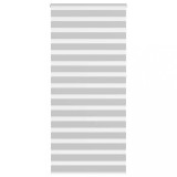 Jaluzea Zebra vidaXL Gri Deschis 110x230cm, 105.9cm Lățime Țesătură, Poliester, Montaj cu/fără găurire, Siguranță Copii