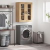 VidaXL Dulap TV pe perete stejar sonoma, 69,5x34x90 cm, lemn prelucrat