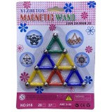 Joc Magnetic Triunghi Geomag Wand 37 Piese, Creativitate, Imaginatie Spatiala, Concentrare, +5 Ani