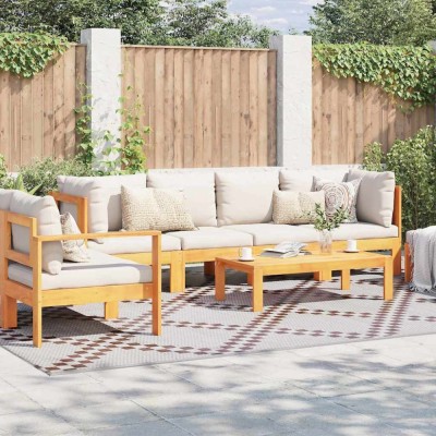 vidaXL Covor de exterior maro și alb 300 x 400 cm PP foto