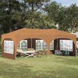 vidaXL Cort de Petrecere Pop-up Bej 575 x 288 x 245 cm Material Oxford 42019892
