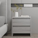 Cumpara ieftin Noptieră, stejar sonoma gri, 45x34,5x44,5 cm, PAL