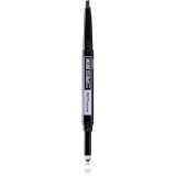 Maybelline Express Brow Satin Duo creion pentru spr&acirc;ncene pulbere duo culoare 02 - Medium Brown