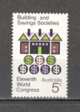 Australia.1968 Congres mondial al institutiilor de economii MA.54, Nestampilat