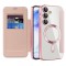Husa MagSafe pentru Samsung Galaxy A55 5G A556, Techsuit, SmartMag Book, Roz