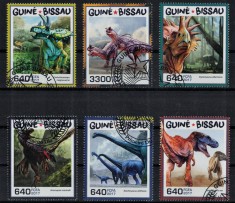 GUINEEA-BISSAU 2017 - Dinozauri / serie completa