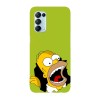 Husa compatibila cu Oppo A15s model I&amp;#039;m hungry Homer Simson, Silicon, TPU, Viceversa, Transparent, Carcasa