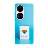 Husa compatibila cu Huawei P50 Pro model Love is kind, Silicon, TPU, Viceversa