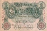 GERMANIA 50 marci 1906 VF!!!