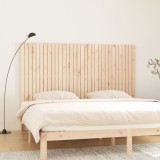 VidaXL Tăblie de pat pentru perete, 204x3x110 cm, lemn masiv de pin