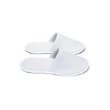 Papuci hotel,1 pereche, hotel quality, buretati, talpa cauciuc 0,4cm, marime universala, Spalabil Repetabil, Alb Alpin - Copie - Copie - Copie - Copie