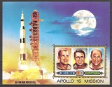 UMM AL QIWAIN 1972 COSMOS APOLLO 15 ( colita nedantelata) MNH, Nestampilat